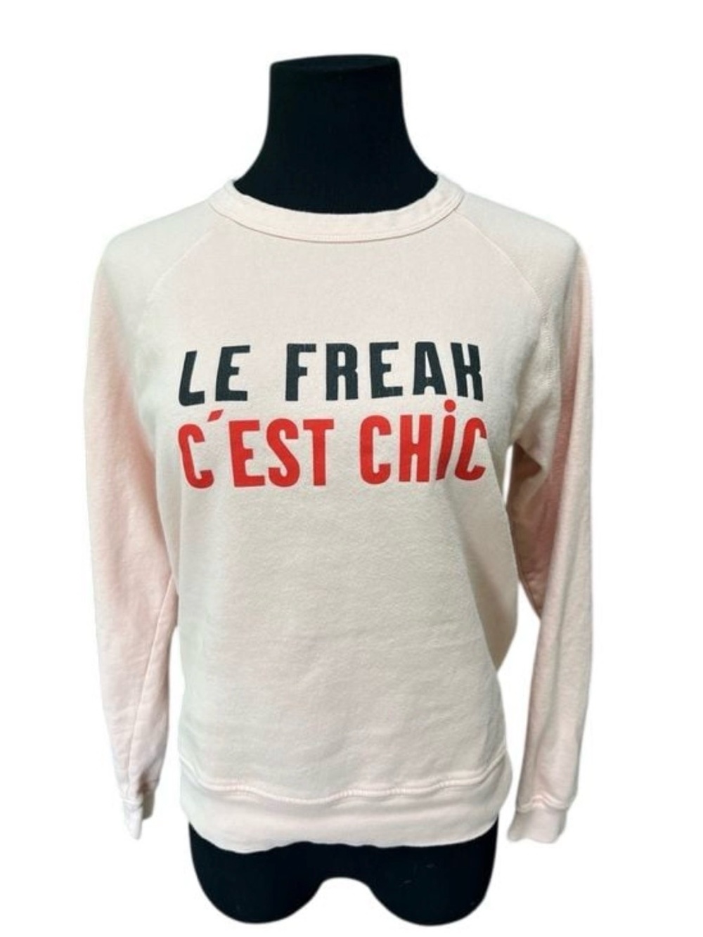 Clare V. Light Peach Sweatshirt - Le Freak C'est Chic